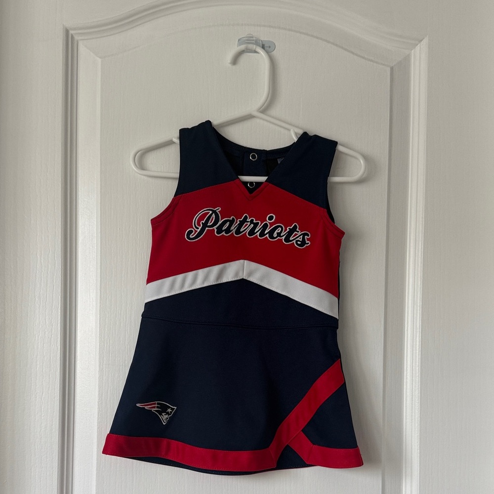 NFL Patriots Kids Cheerleader Jersey - Red, White, and Blue